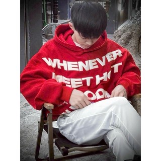 HoodieX - Áo Hoodie Unisex WHENEVER - Thiết Kế Nổi 3D, Vải Nỉ Bông Cao Cấp, Form Rộng Thoải Mái