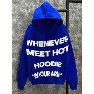 HoodieX - Áo Hoodie Unisex WHENEVER - Thiết Kế Nổi 3D, Vải Nỉ Bông Cao Cấp, Form Rộng Thoải Mái