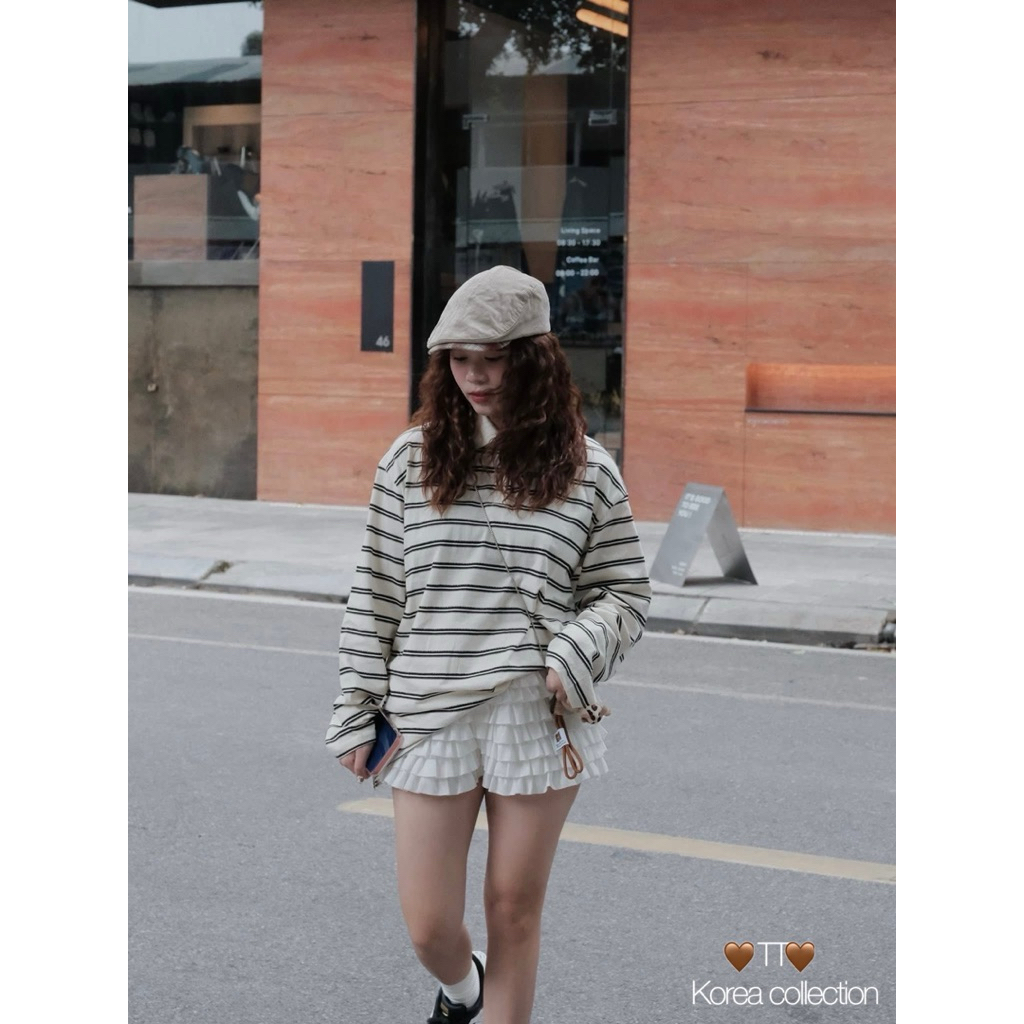 QUẦN SOOC TẦNG BÈO MIX MACH SIÊU XINH