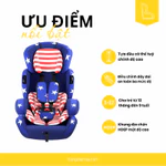 GHẾ NGỒI Ô TÔ CAO CẤP TRẺ EM | DÙNG TỪ 9 THÁNG – 12 TUỔI ĐẠT  ECE R44/04 (CHÂU ÂU) – UNIVERSAL|1 GHẾ DÙNG SUỐT TUỔI THƠ — ảnh 4