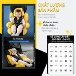 GHẾ NGỒI Ô TÔ CAO CẤP TRẺ EM | DÙNG TỪ 9 THÁNG – 12 TUỔI ĐẠT  ECE R44/04 (CHÂU ÂU) – UNIVERSAL|1 GHẾ DÙNG SUỐT TUỔI THƠ — ảnh 7