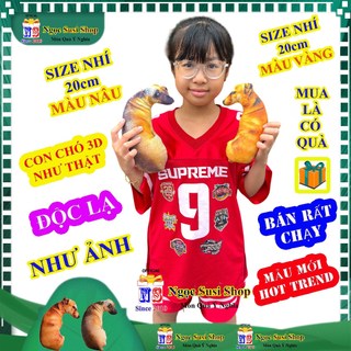 THÚ BÔNG HÌNH CON CHÓ NGỐ CHÓ LIẾC 3D NHƯ THẬT ĐỘC LẠ DÙNG ÔM NGỦ QUÀ TẶNG KỶ NIỆM ĐỒ CHƠI TOY DOLL