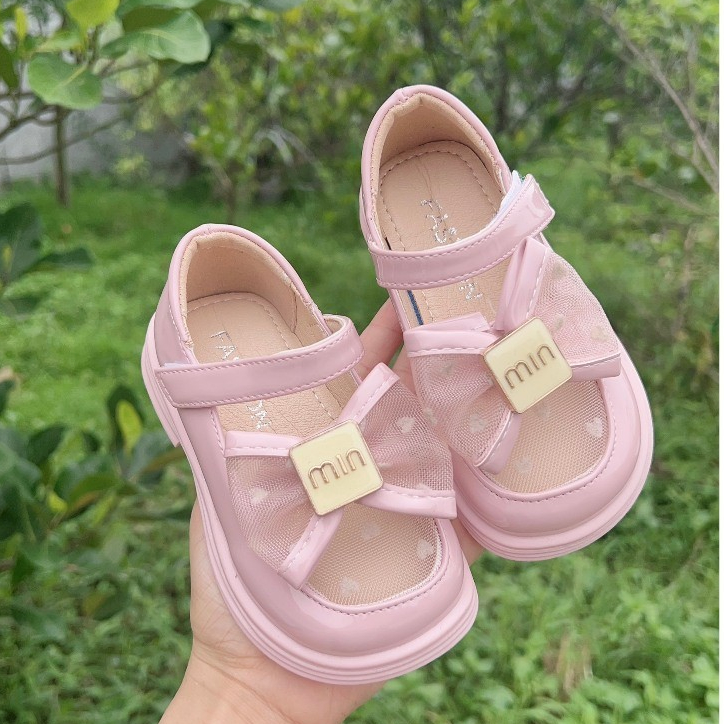 giày búp bê bé gái giày bệt cho bé lưới mùa hè 4 mùa nơ MIU nhỏ xinh xắn kiều dáng hàn quốc êm chân XD03