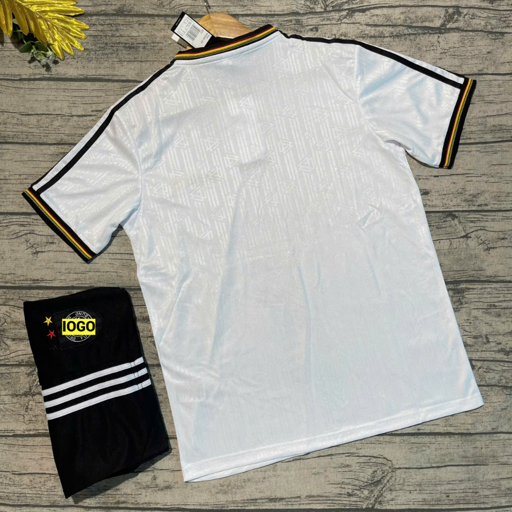 ✅Free Ship✅Bộ Quần Áo Bóng Đá Đội Tuyển Đức Retro 1996 Quần Có Túi, Áo Đá Banh Đội Tuyển Đức Retro Quần Có Túi