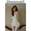 2Soonsumff Bikini hai dây bản to hở lưng phối bèo sexy, bộ đồ liền thân cho nữ