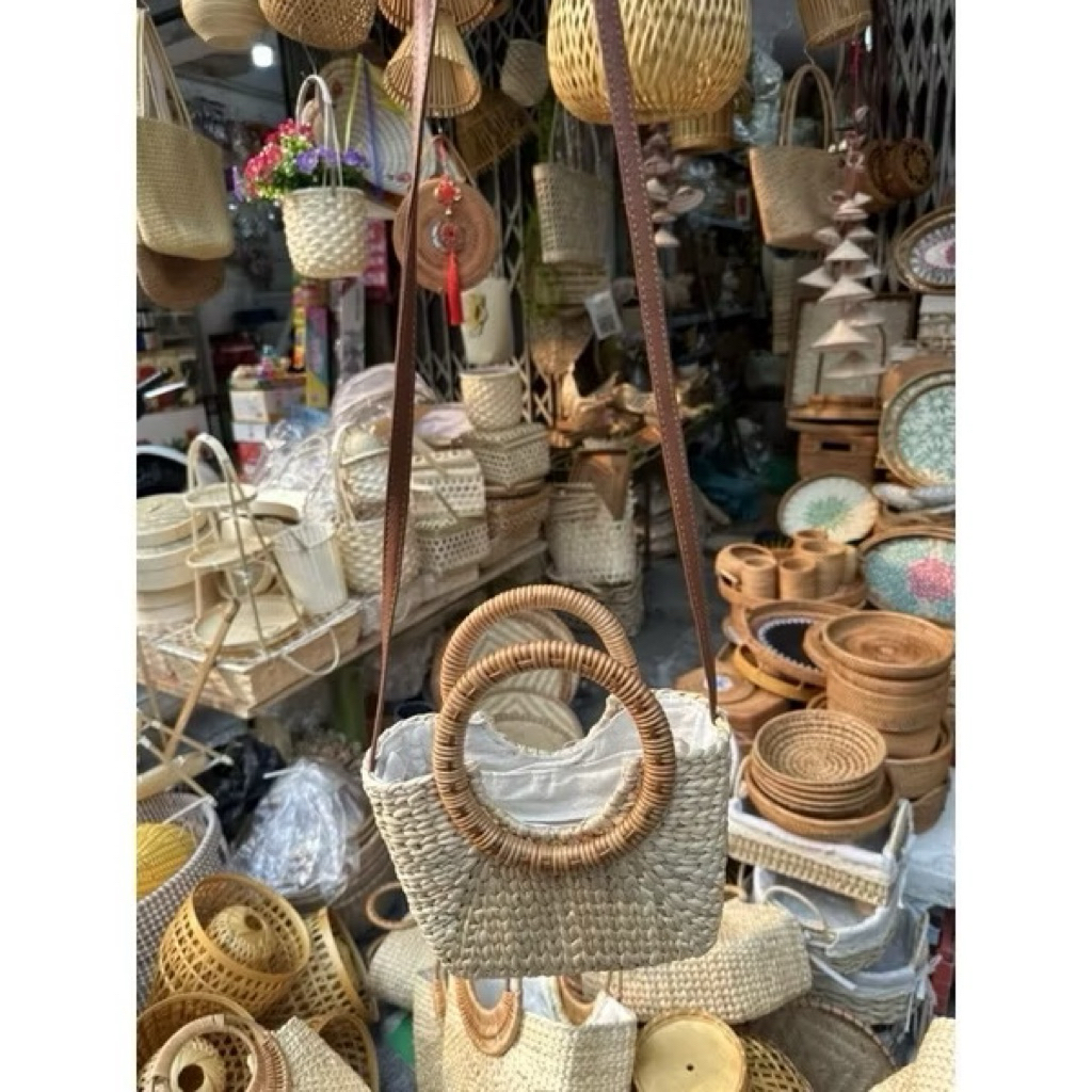 Túi cói lục bình Vintage thời trang ⚡️ Cực Hot⚡️hàng đẹp loại 1