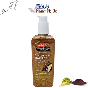 Dầu dưỡng thể có nhũ cho da lấp lánh - Palmer's Cocoa Butter Formula Shimmer Radiance Body Oil 150ml
