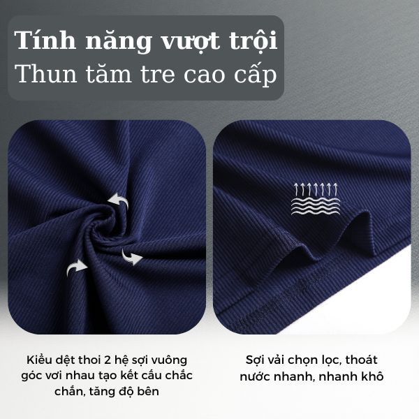 Áo giữ nhiệt, áo thun thể thao dài tay 3KMENSWEAR chất liệu thun gân tăm co giãn 4 chiều (Combo 2-3)