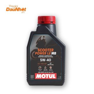 Dầu nhớt xe máy Motul Scooter Power LE 5w40 800ml  chống ăn mòn giúp động cơ luôn được giữ sạch