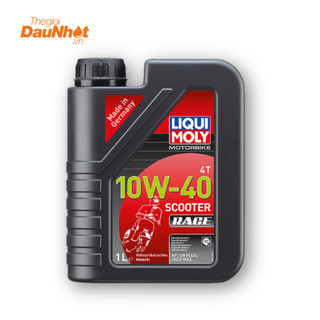 Dầu nhớt cao cấp cho xe ga Liqui Moly Scooter Race 10w40 (20826) cho xe tay ga nhập khẩu từ Đức