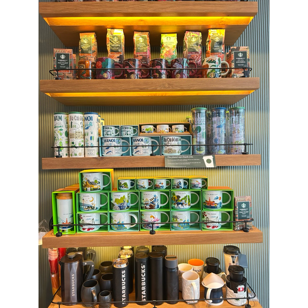 (CÓ SẴN)Ly sứ/binh For here Starbucks Vietnam chính hãng | BigBuy360 - bigbuy360.vn