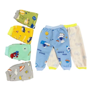 Set 5 Chiếc Quần Dài Nỉ Lông Mùa Đông Cho Bé Trai Bé Gái Từ 5-15kg TTT04 Form Rộng Co Giãn Đàn Hồi