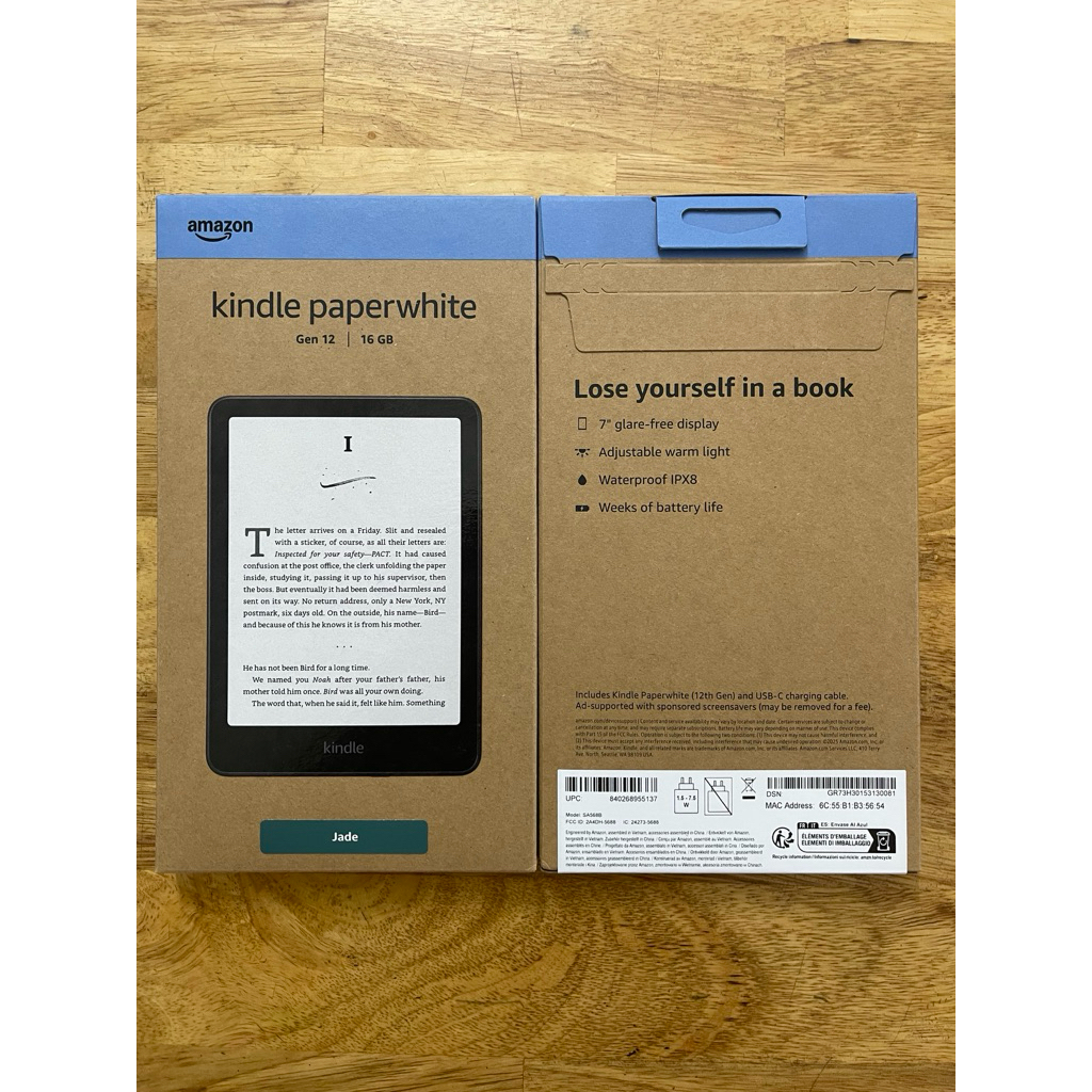 Newseal 2024 Máy đọc sách Kindle Paperwhite 6-12th 16gb màn 7 inch | BigBuy360 - bigbuy360.vn
