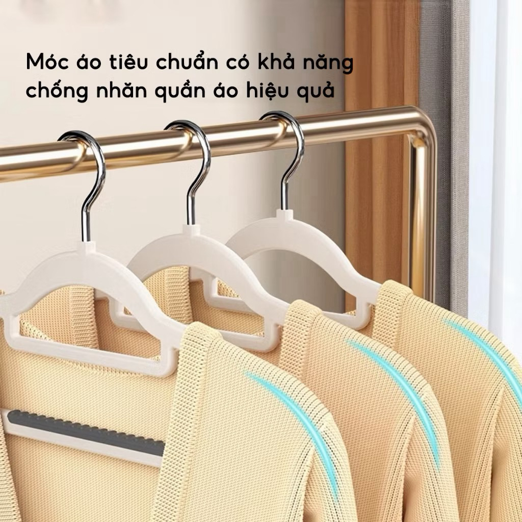 (COMBO 50) MÓC PHƠI QUẦN ÁO CHỐNG TRƯỢT - Chất Liệu Bền Đẹp Cao Cấp