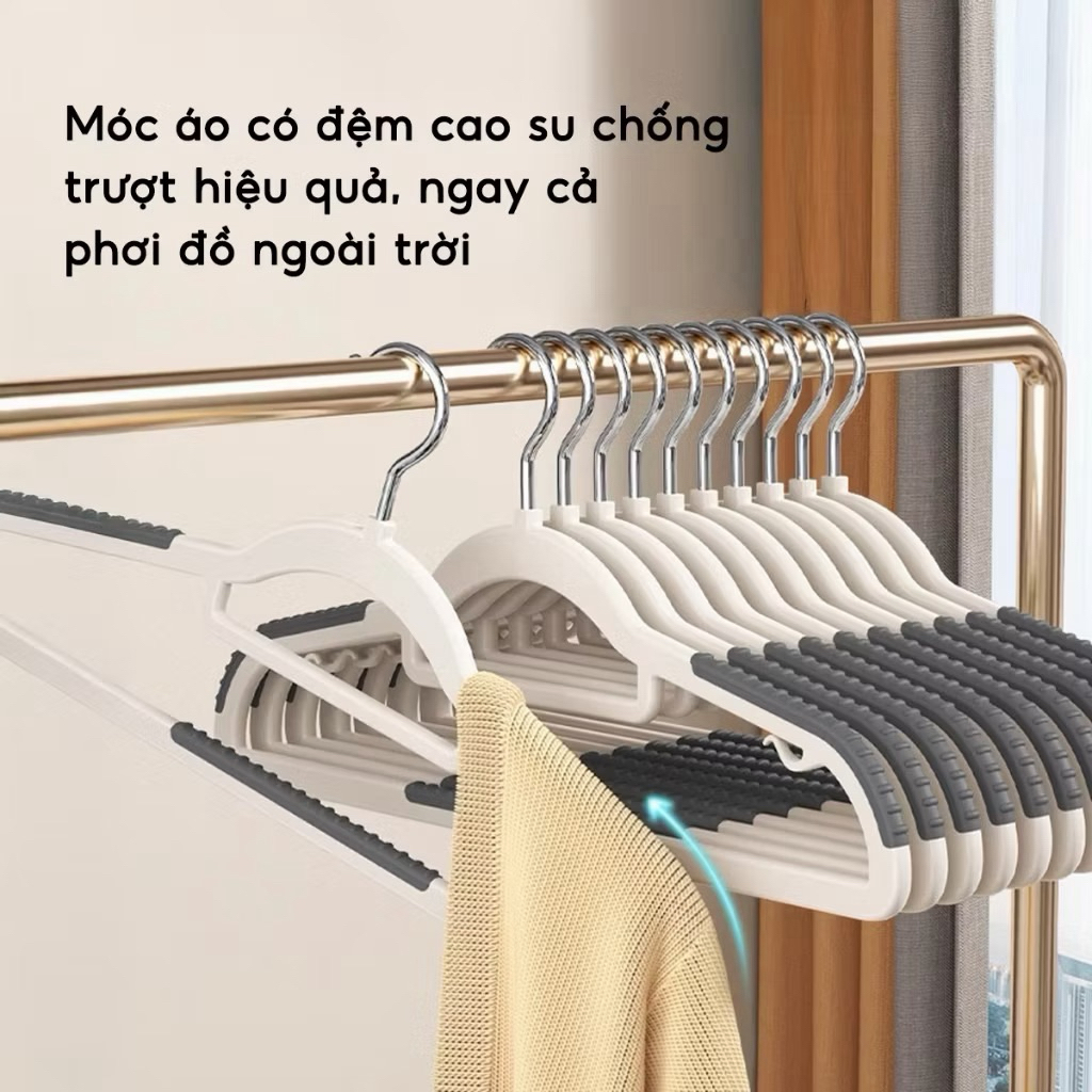 (COMBO 50) MÓC PHƠI QUẦN ÁO CHỐNG TRƯỢT - Chất Liệu Bền Đẹp Cao Cấp