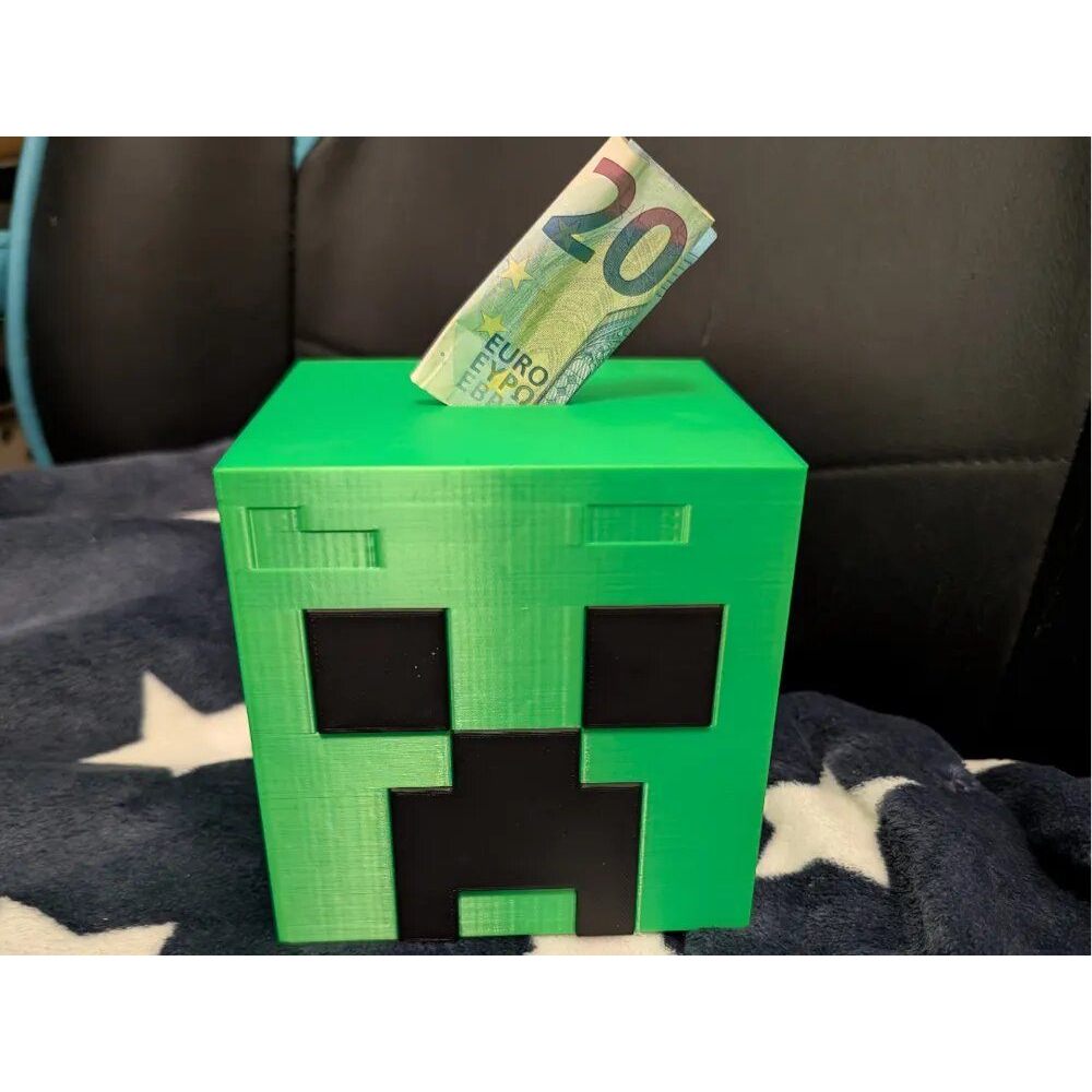 Hộp tiết kiệm Minecraft - cất tiền lì xì ngay thôi - quà tặng - gift - sinh nhật