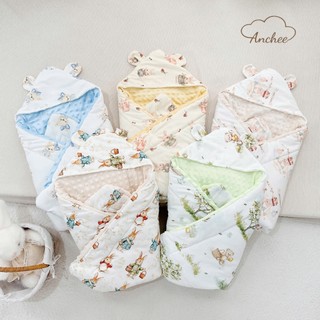 Ủ Choàng Trần Bông Cho Bé 80x80cm – Cotton Nỉ Hàn Cao Cấp, Nhung Hạt Giữ Nhiệt, Bông Organic Kháng Khuẩn