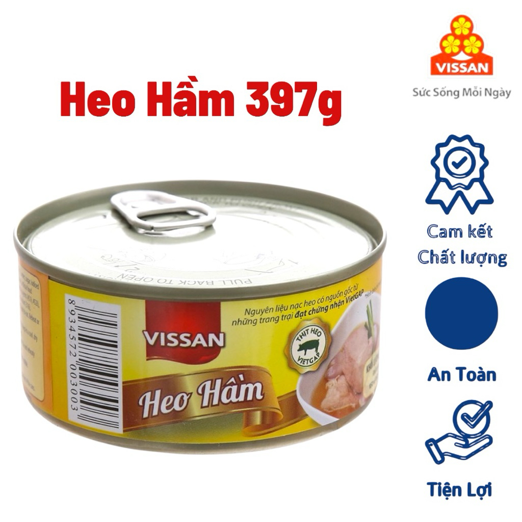 [Combo 3 Hộp] Heo Hầm Lớn Vissan – Date 2029, HSD 36 Tháng, Ăn Liền Tiện Lợi
