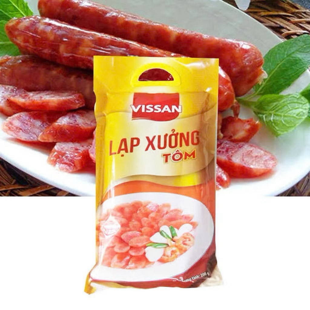 1KG Lạp Xưởng Tôm Vissan – Date Mới – HSD 7 Tháng – Hàng Chính Hãng