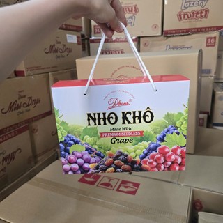NHO KHÔ ẤN ĐỘ DBENT 2026 QUÀ TẾT SANG TRỌNG – HỘP VUÔNG CAO CẤP 100G