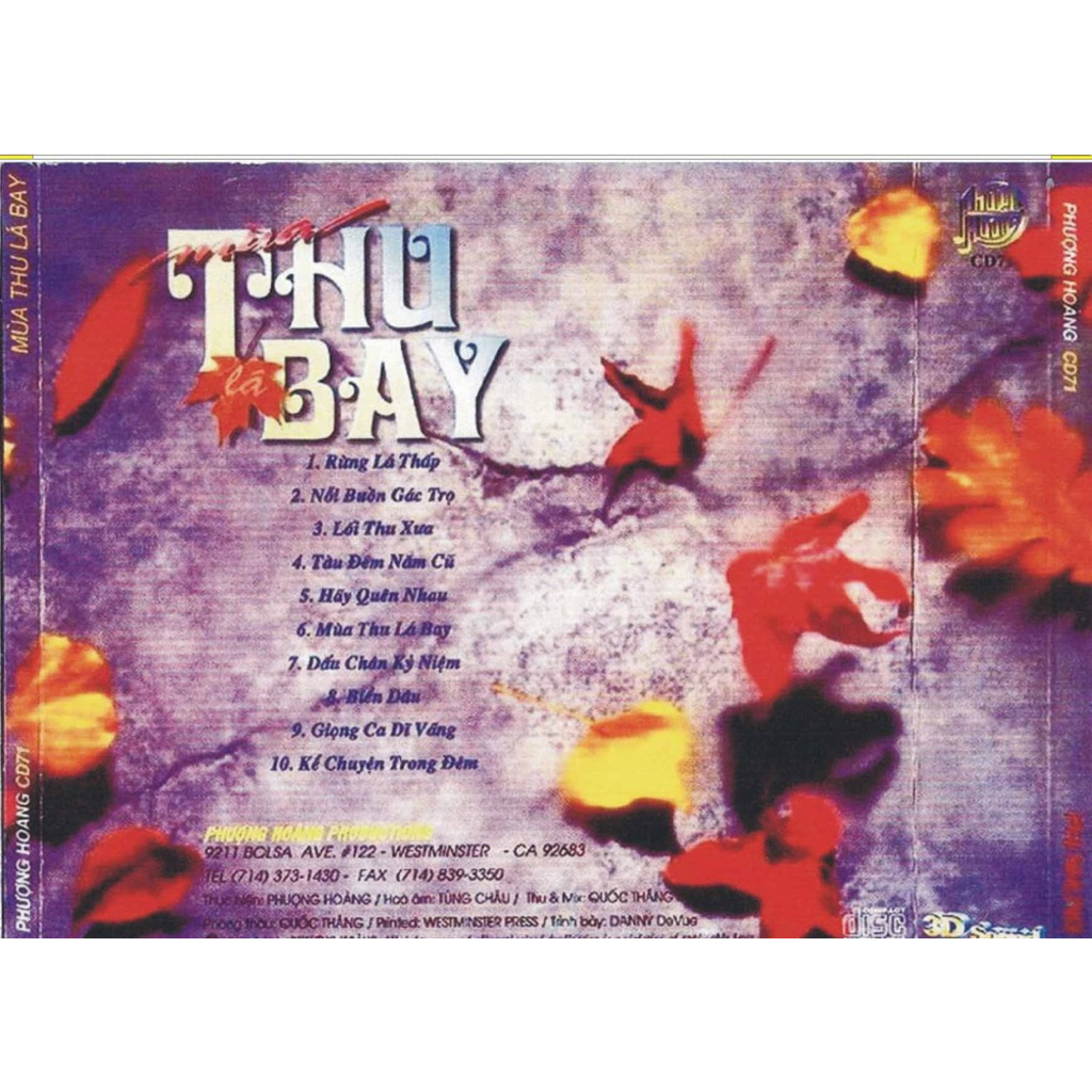 Băng Cassette Phi Nhung - Mùa Thu Lá Bay