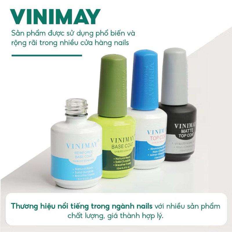 Bộ Sơn Liên Kết Vinimay - Base, Top, LỲ, Cứng, Cường Lực Vinimay Chính Hãng [ Bình An ]