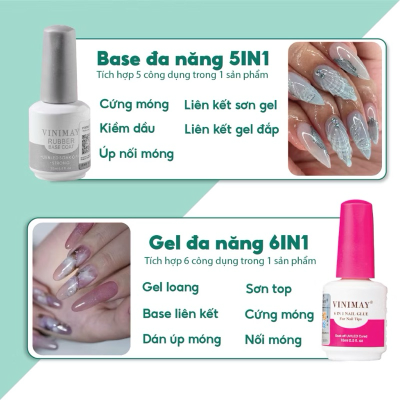 Bộ Sơn Liên Kết Vinimay - Base, Top, LỲ, Cứng, Cường Lực Vinimay Chính Hãng [ Bình An ]