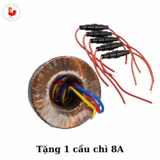 Vỏ cầu chì ống thủy tinh 5x20cm có kèm cầu chì 2A