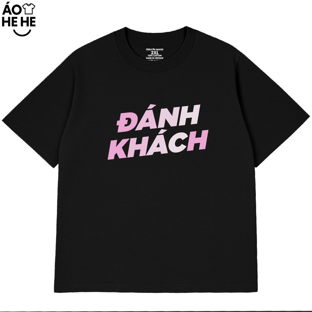 Áo Thun In Chữ Hài Hước Đánh Khách Câu Nói Văn Phòng Công Sở Form Rộng Cotton 230gsm In Theo Yêu Cầu