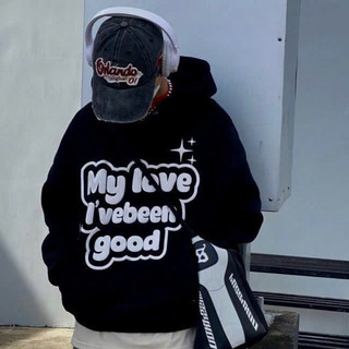 HoodieX - Áo Hoodie Nỉ Pe Dày 'My Love I've Been Good', Nách Rộng, Nón 2 Lớp Unisex Đang Hot 2025