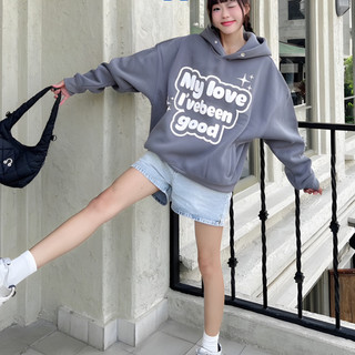HoodieX - Áo Hoodie Nỉ Pe Dày 'My Love I've Been Good', Nách Rộng, Nón 2 Lớp Unisex Đang Hot 2025