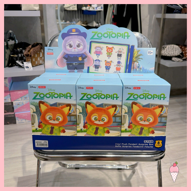 [Hỏa tốc HCM] Blindbox Zootopia Series – Blind Box Plush Figure Doll chính hãng