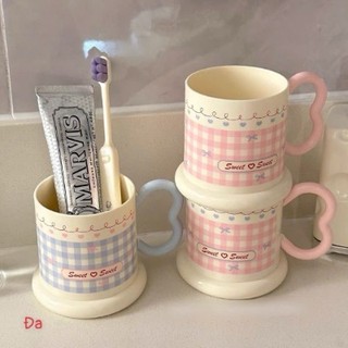 Cốc uống nước, cốc đánh răng có quai cầm hình trái tim  ❤️🌸🌸🌸 Kho sỉ Đăng Khoa