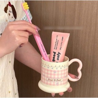 Cốc uống nước, cốc đánh răng có quai cầm hình trái tim  ❤️🌸🌸🌸 Kho sỉ Đăng Khoa