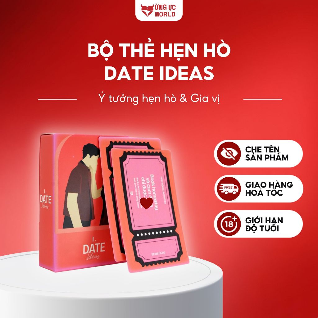 Set thẻ bài tình yêu All About Dating by Ừng Ực - Hành trình cho cặp đôi để biết bạn là ai khi yêu