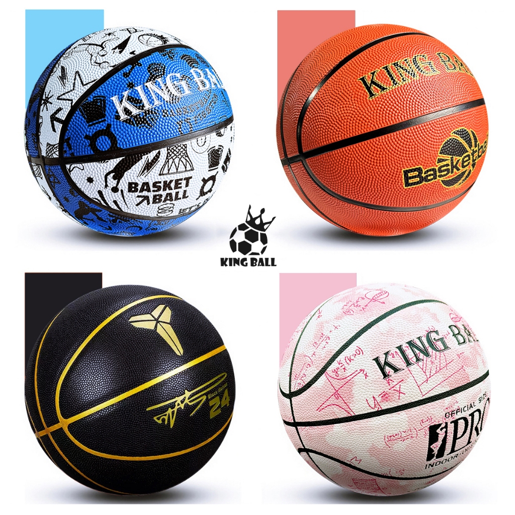 Banh Bóng Rổ Trẻ Em Nam Nữ Size Số 5 6 7 Bóng Rổ King Ball Giá Rẻ Cho ...