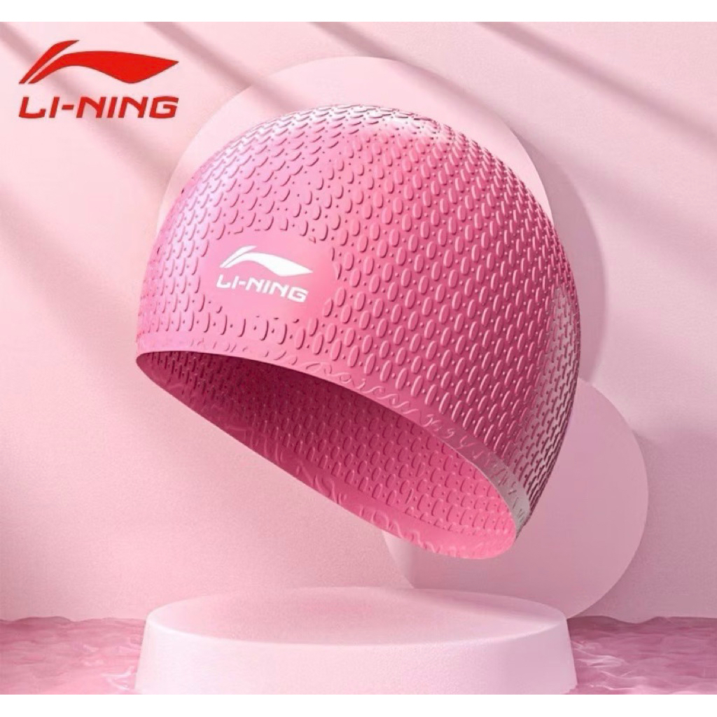 🆘GIÁ TỐT🆘Mũ bơi Li-ning chống nước, co dãn 4 chiều,ôm sát đầu
