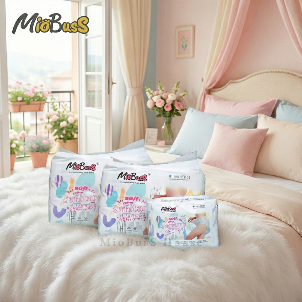 [30 miếng] MioBusS Băng vệ sinh quần người lớn – Thoáng khí, thấm hút, an toàn cho da