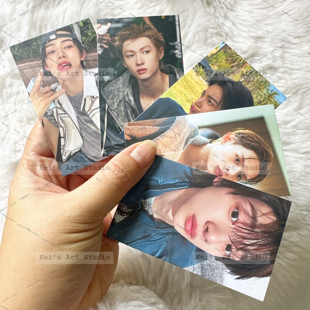 Card freebies, lomo & tem niêm phong sticker Cortis: James, Martin, Keonho, Juhoon, Seohong