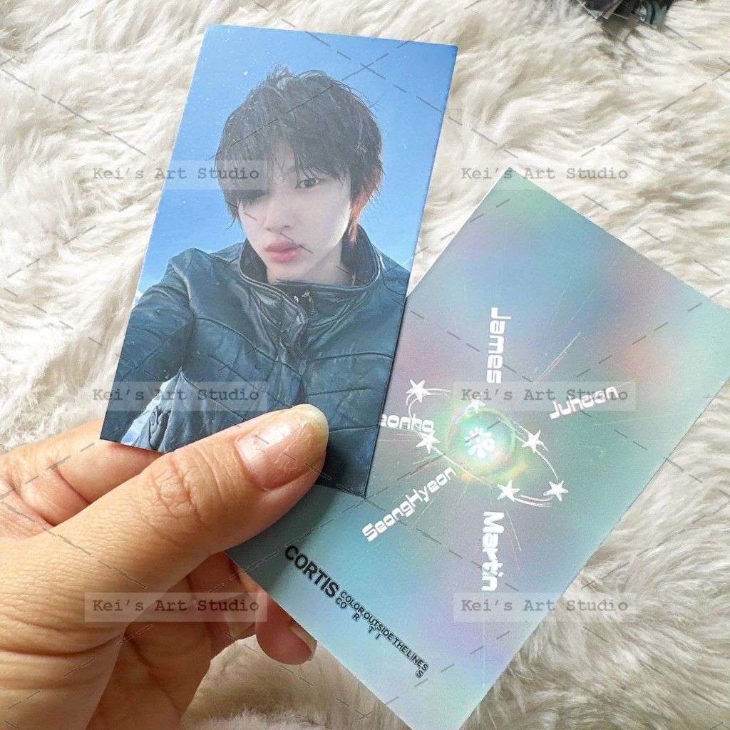 Card freebies, lomo & tem niêm phong sticker Cortis: James, Martin, Keonho, Juhoon, Seohong