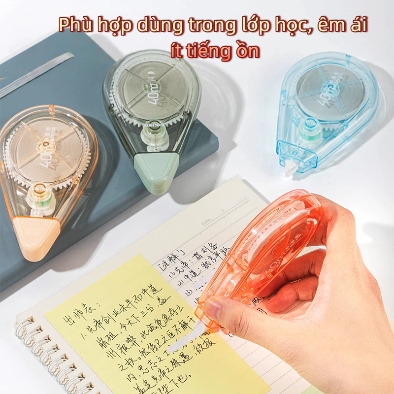 Bút Xóa Băng Deli 20m/40m – Xóa Sạch, Khô Nhanh