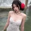 2Soonusumff Bikini liền mảnh hai dây họa tiết trái tim sexy bộ đồ bơi cao cấp phong cách hàn quốc