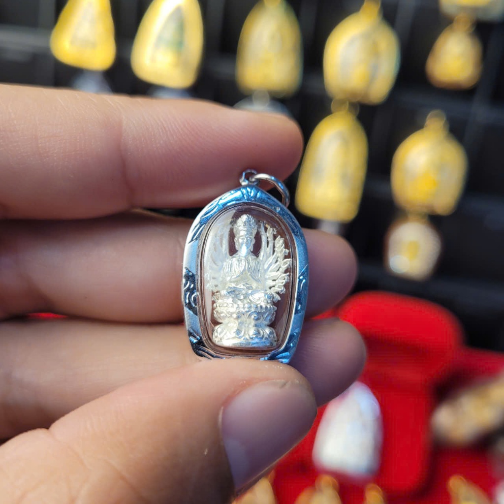 MẶT DÂY CHUYỀN THIÊN THỦ BẠC 925 – NHỎ GỌN 2CM, TINH TẾ TỪNG CHI TIẾT
