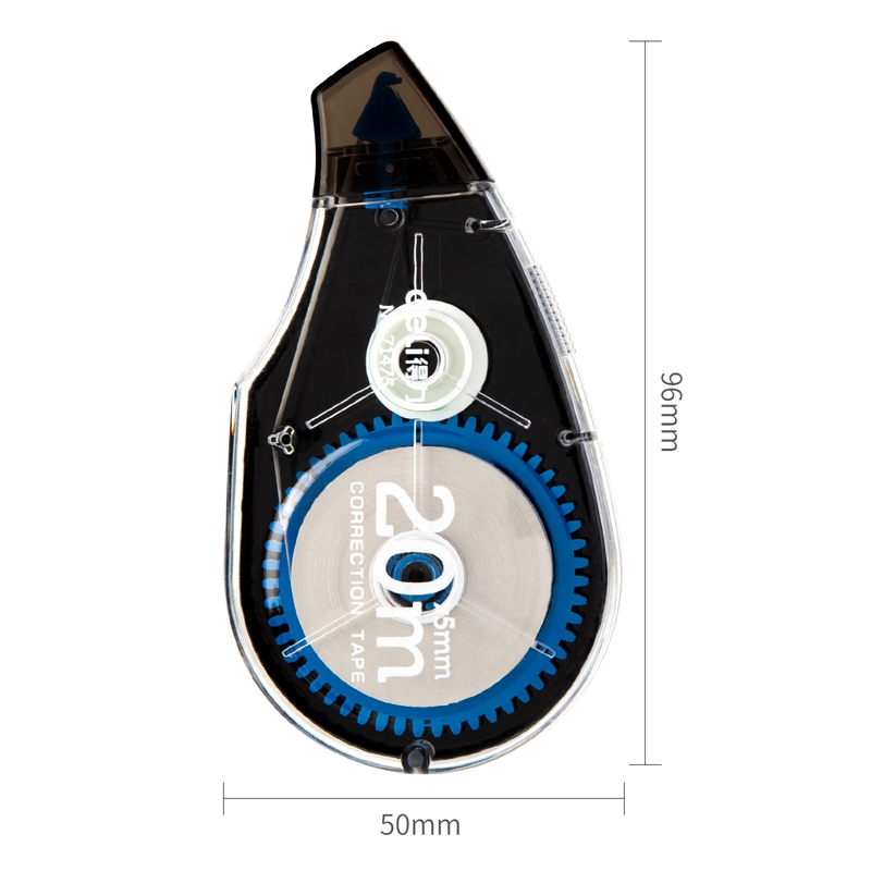 Băng Xóa Deli Không Ồn 20m – PET Bền, Nhỏ Gọn, Dùng Khi Học