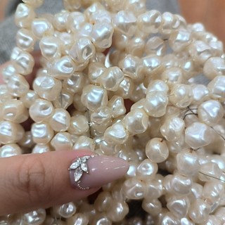 (xả kho) 100 hạt trai nhân tạo form tự nhiên QNshop Handmade