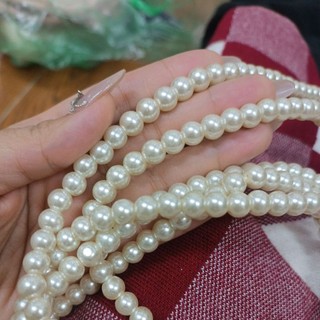 (xả kho) 100 hạt trai nhân tạo form tự nhiên QNshop Handmade