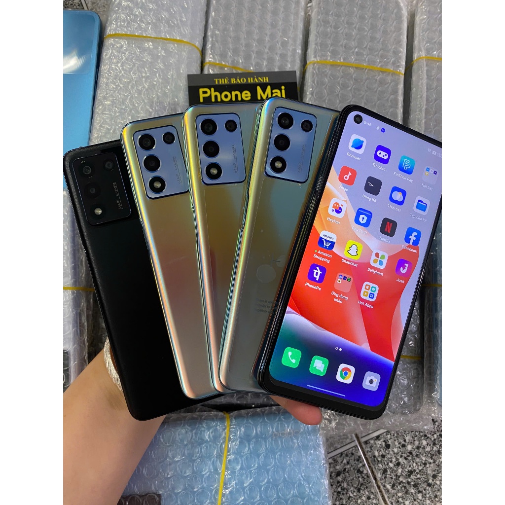 Điện thoại OPPO K10 Vitality Edition 5G Ram 8G/256GB với màn hình 120Hz, Snapdragon 778G, 3 camera 64MP