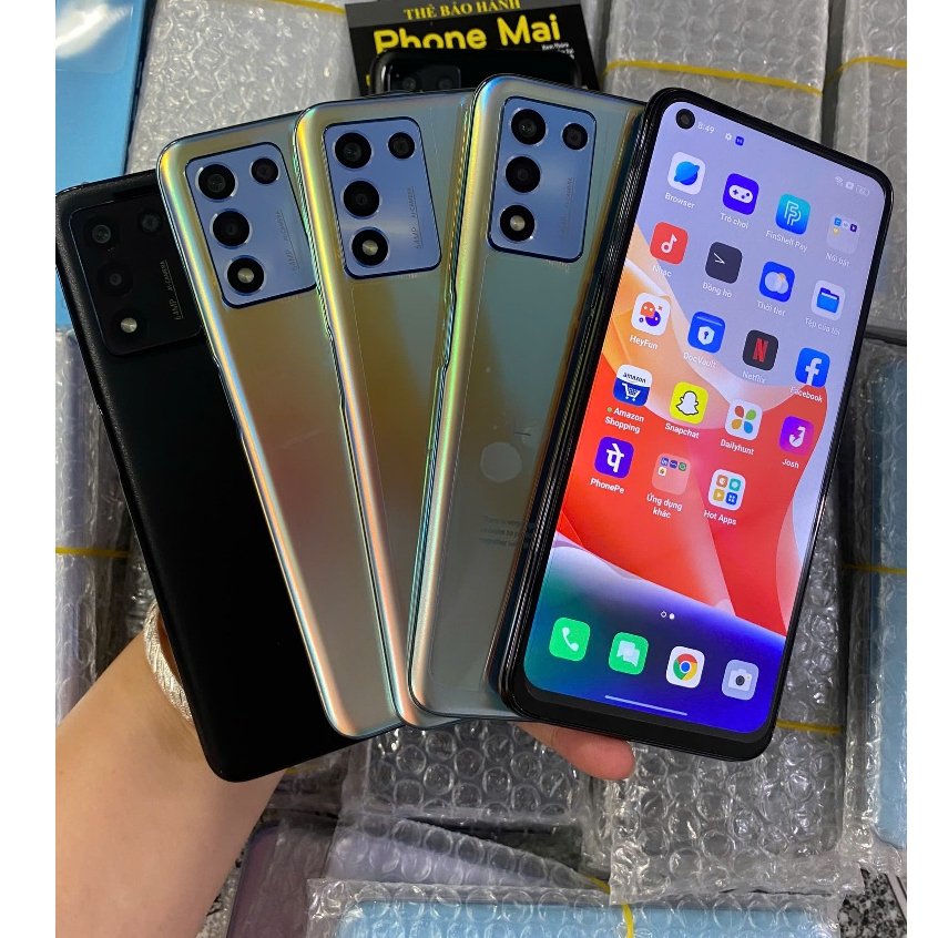 Điện thoại OPPO K10 Vitality Edition 5G Ram 8G/256GB với màn hình 120Hz, Snapdragon 778G, 3 camera 64MP