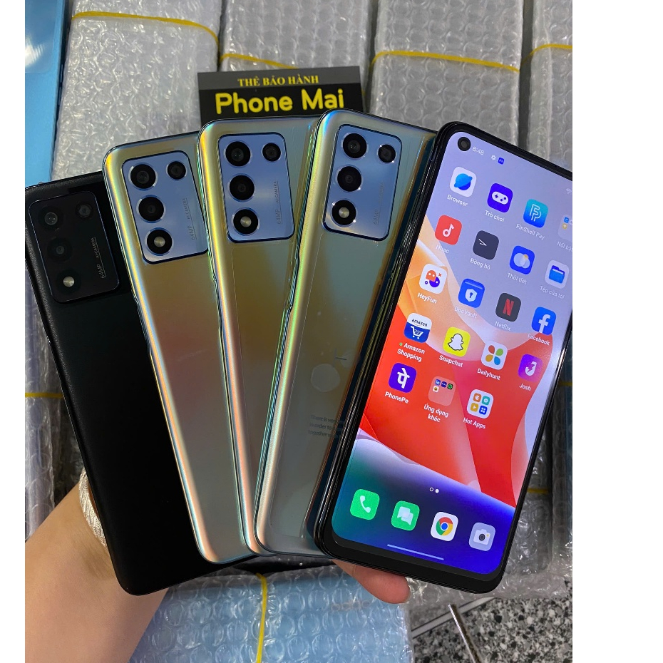 Điện thoại OPPO K10 Vitality Edition 5G Ram 8G/256GB với màn hình 120Hz, Snapdragon 778G, 3 camera 64MP