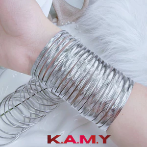Ximen mắt mèo 4li vảy xếp li cực đẹp mạ vàng lấp lánh - Bộ 7 chiếc